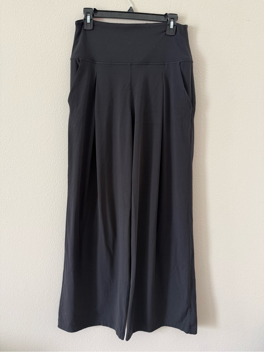 Lululemon Align Black Palazzo Pant Wide Leg Black Size 8 - Picture 3 of 5